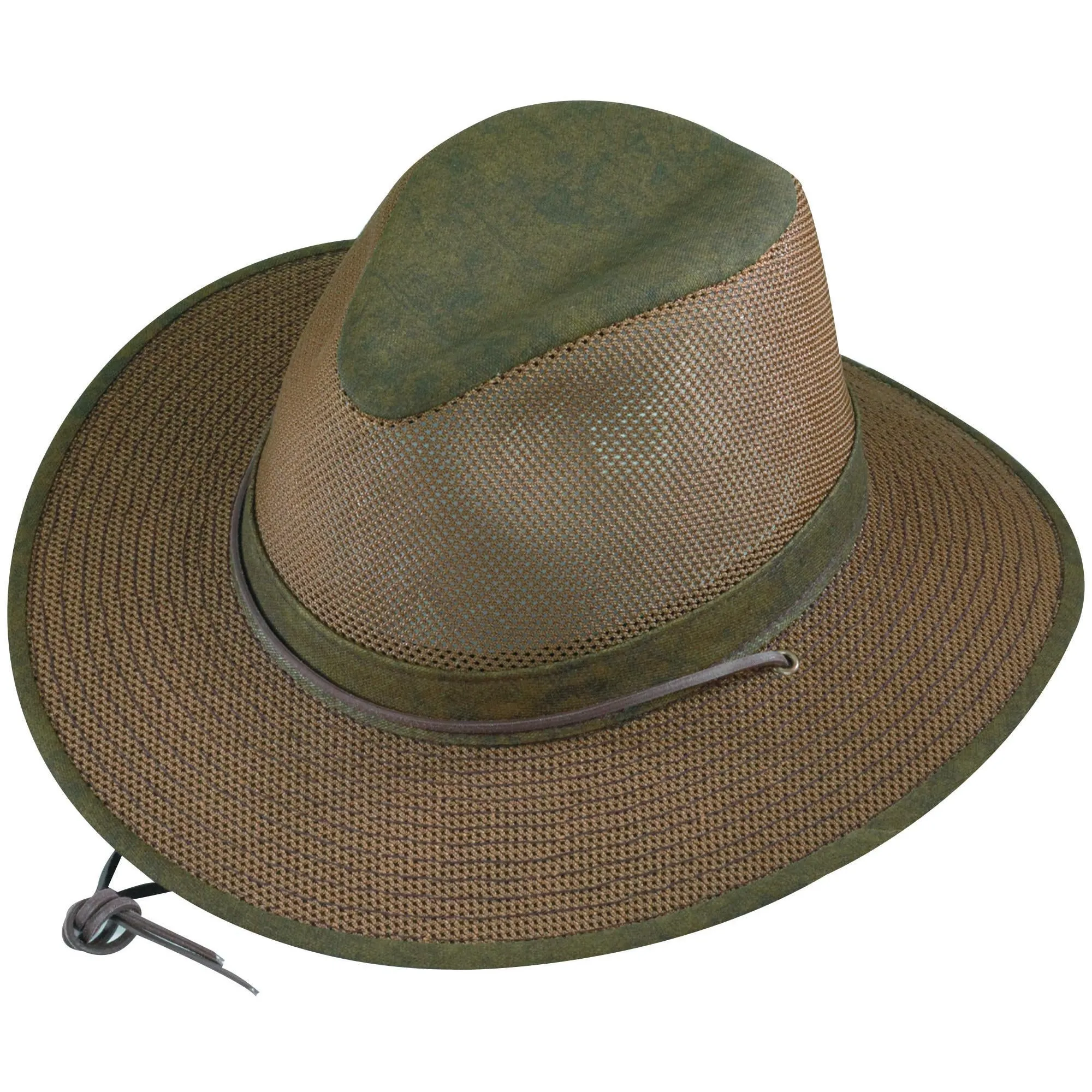 Henschel Men's Polycotton Packable Mesh Breezer Safari Hat
