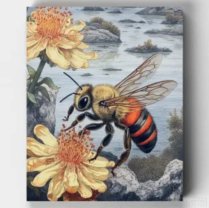 Honey Bee – Paint by Numbers