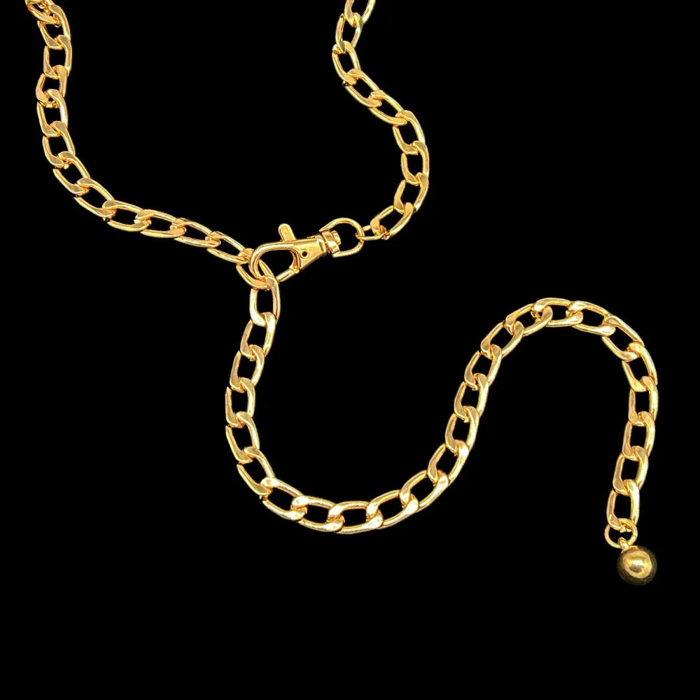 iLLASPARKZ 4 Row Chain Waist Belt