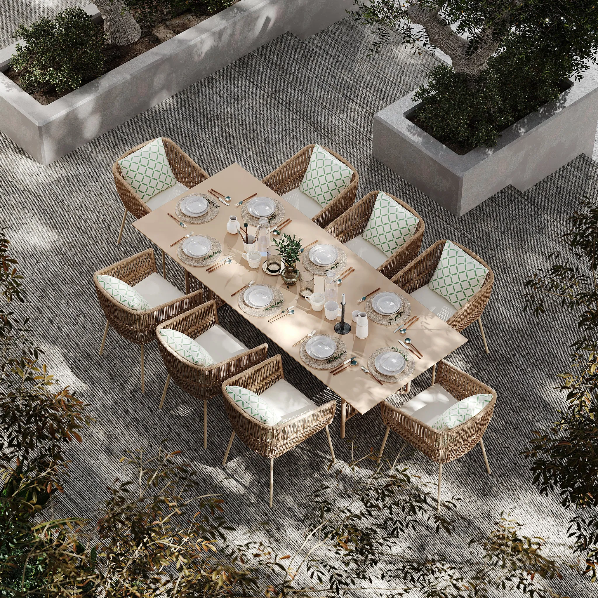 IRIS RECTANGULAR DINING TABLE