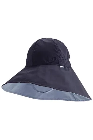 Kid's August Asymmetrical Hat  |  Light Blue / Dark Blue Colorblock