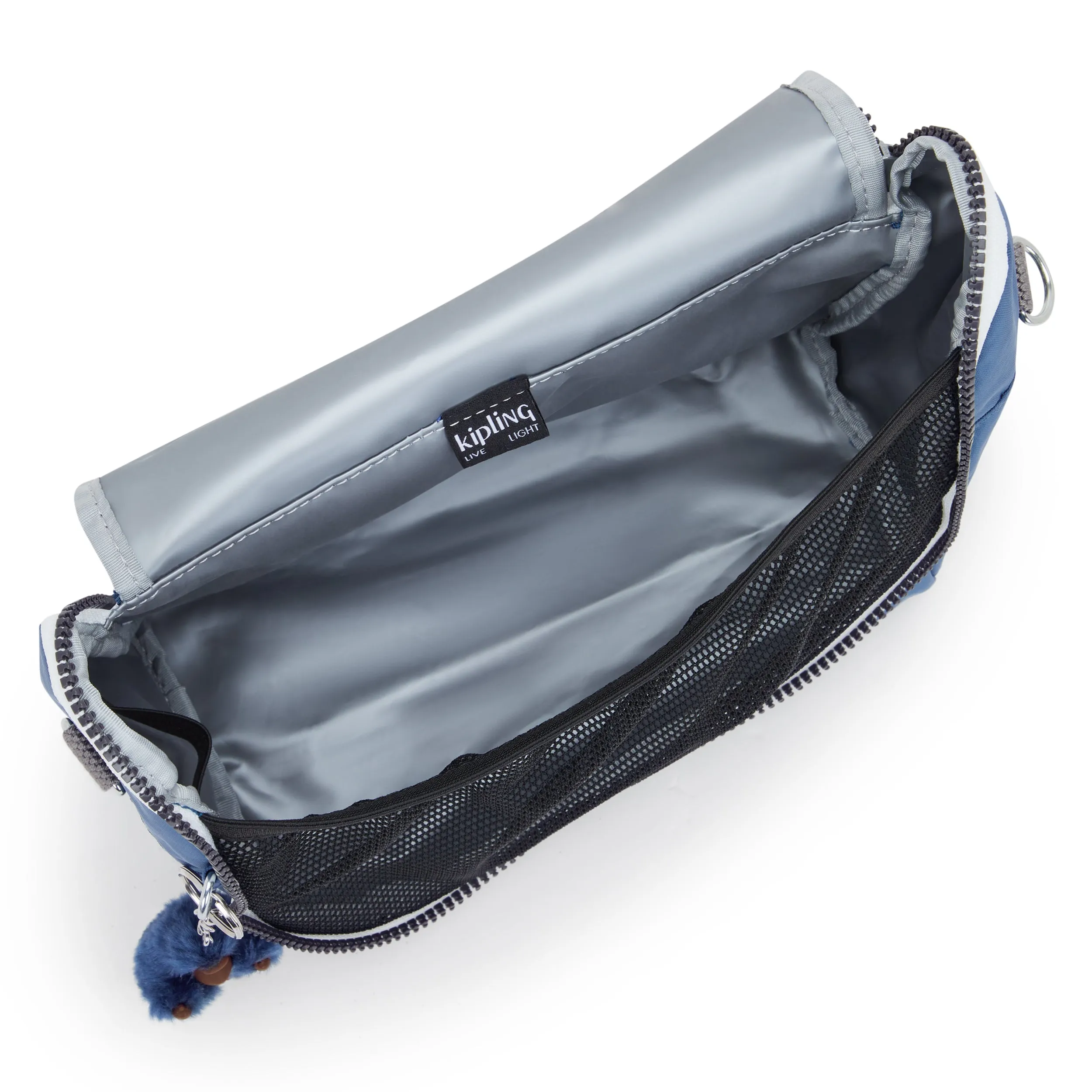 Kipling New Kichirou Fantasy Blue Bl Large Lunch Bag with Trolley Sleeve C215289-8FB