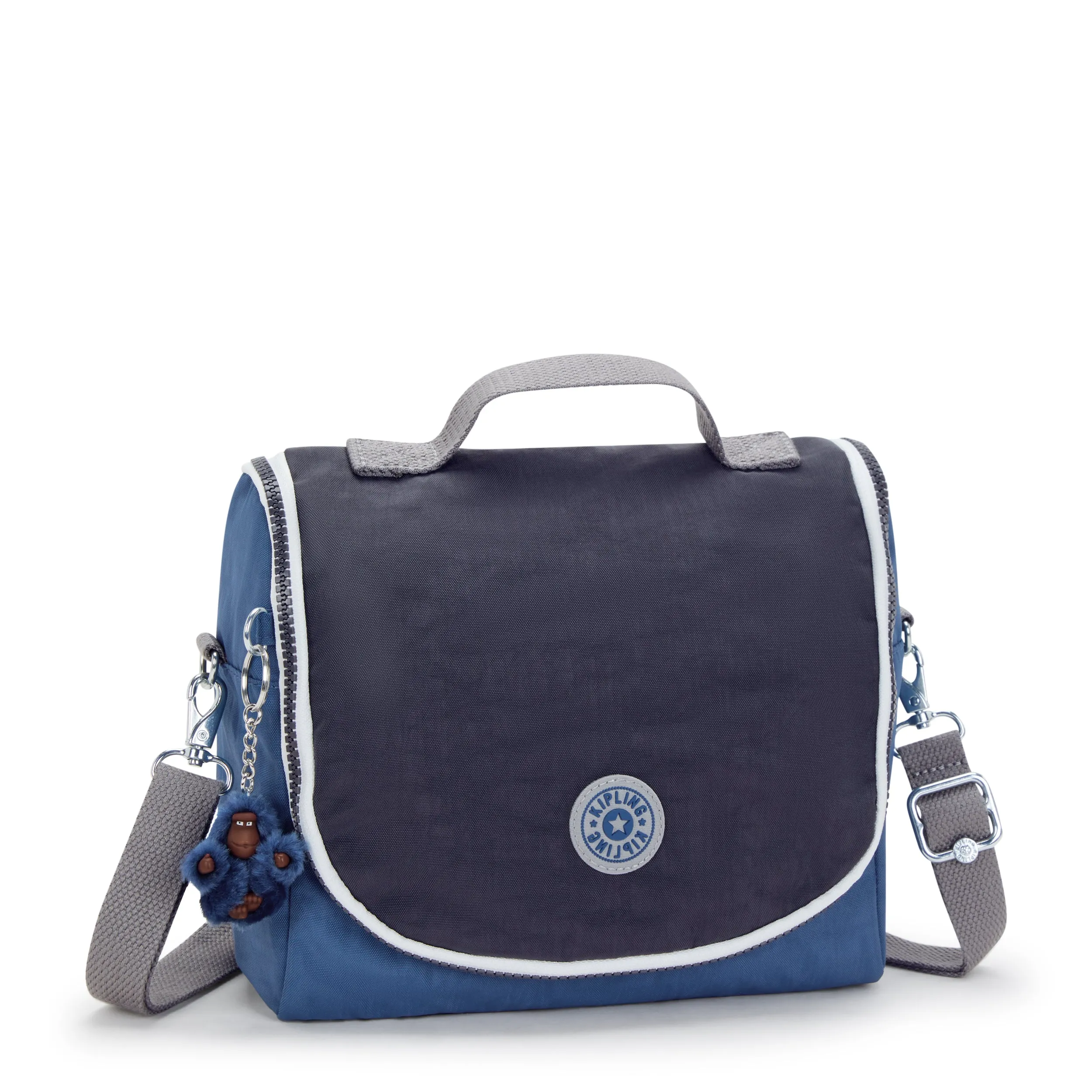 Kipling New Kichirou Fantasy Blue Bl Large Lunch Bag with Trolley Sleeve C215289-8FB