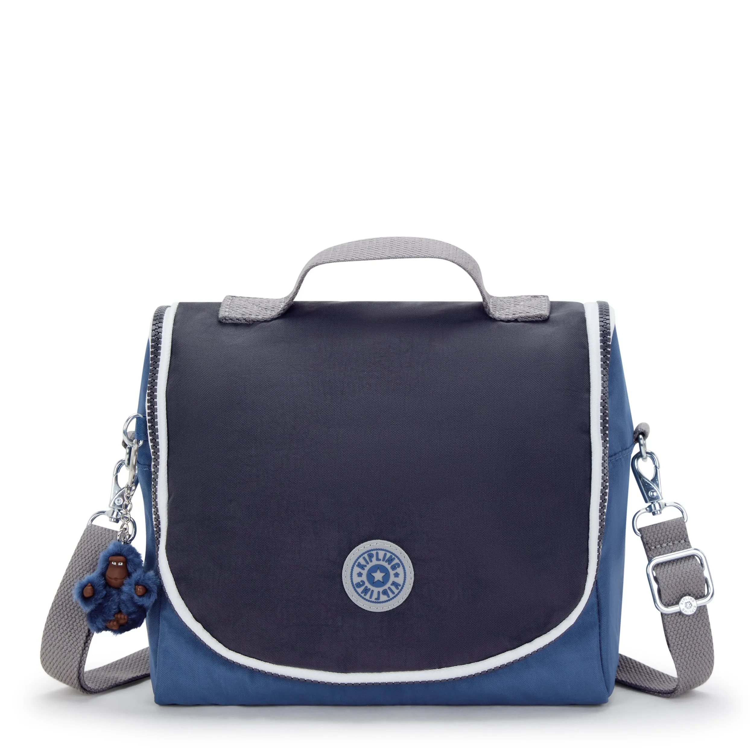 Kipling New Kichirou Fantasy Blue Bl Large Lunch Bag with Trolley Sleeve C215289-8FB