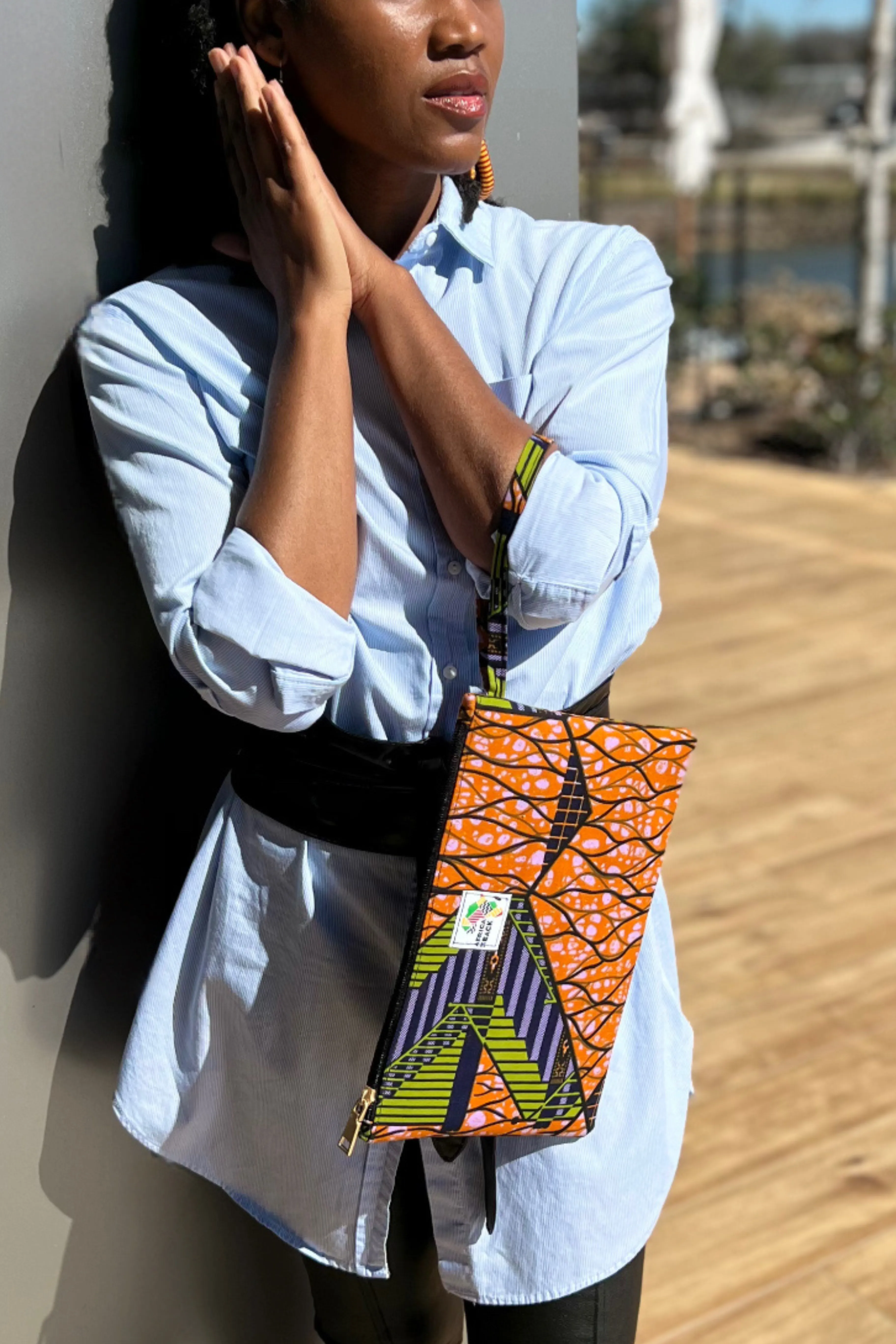 Lavender Grasslands Wristlet