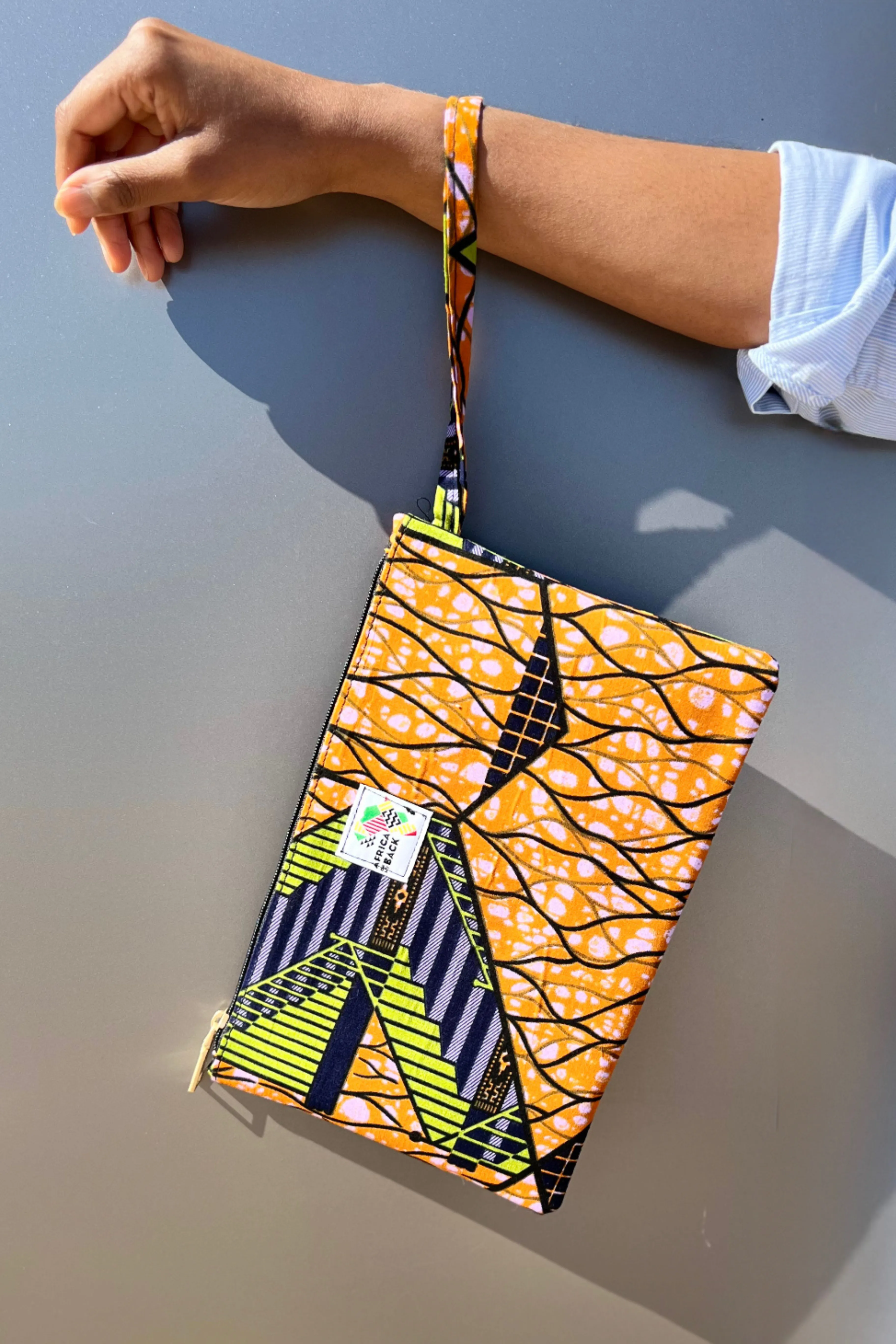 Lavender Grasslands Wristlet