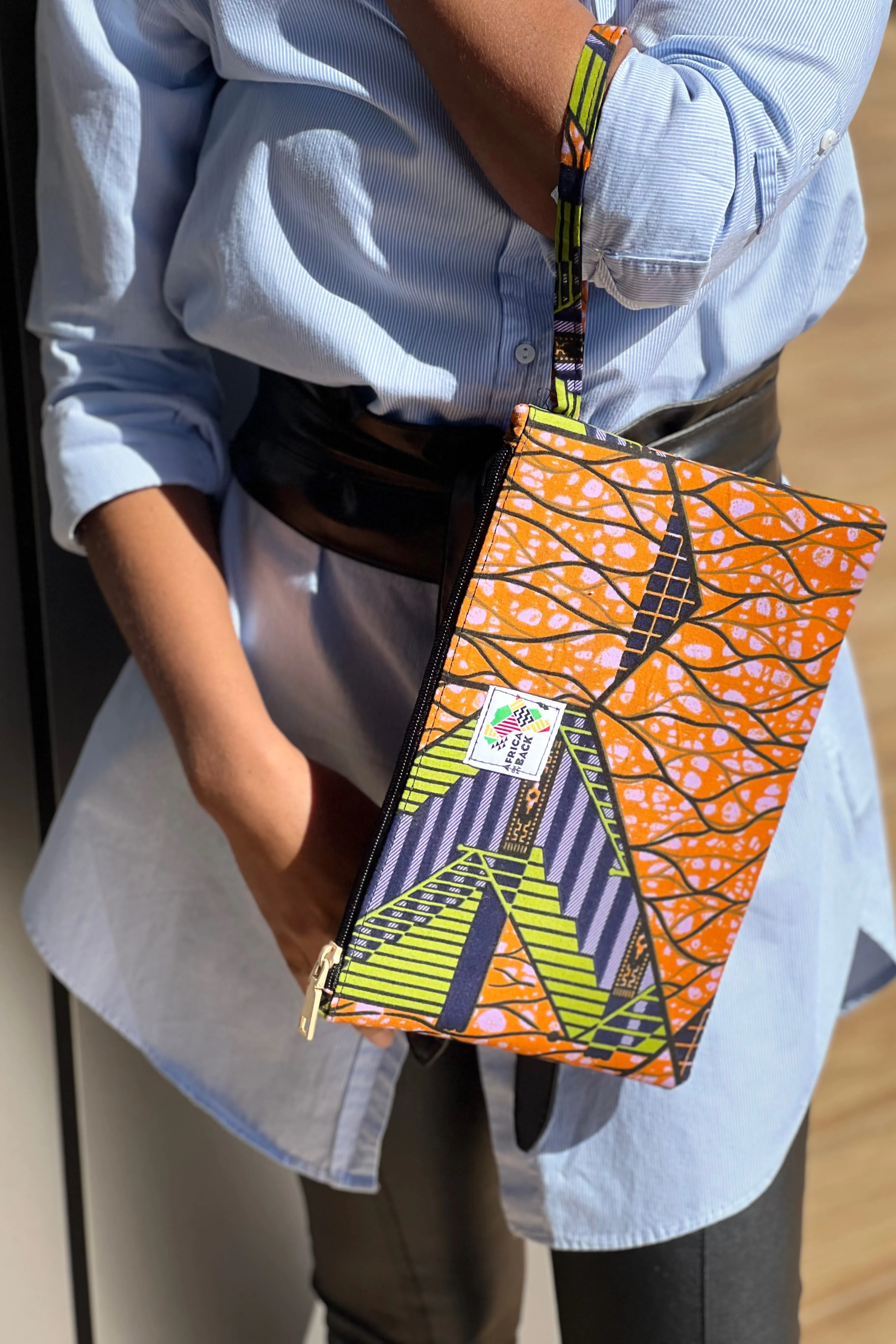 Lavender Grasslands Wristlet
