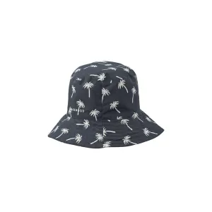 Liewood Damon Bucket Hat - Palms/Dark Blue