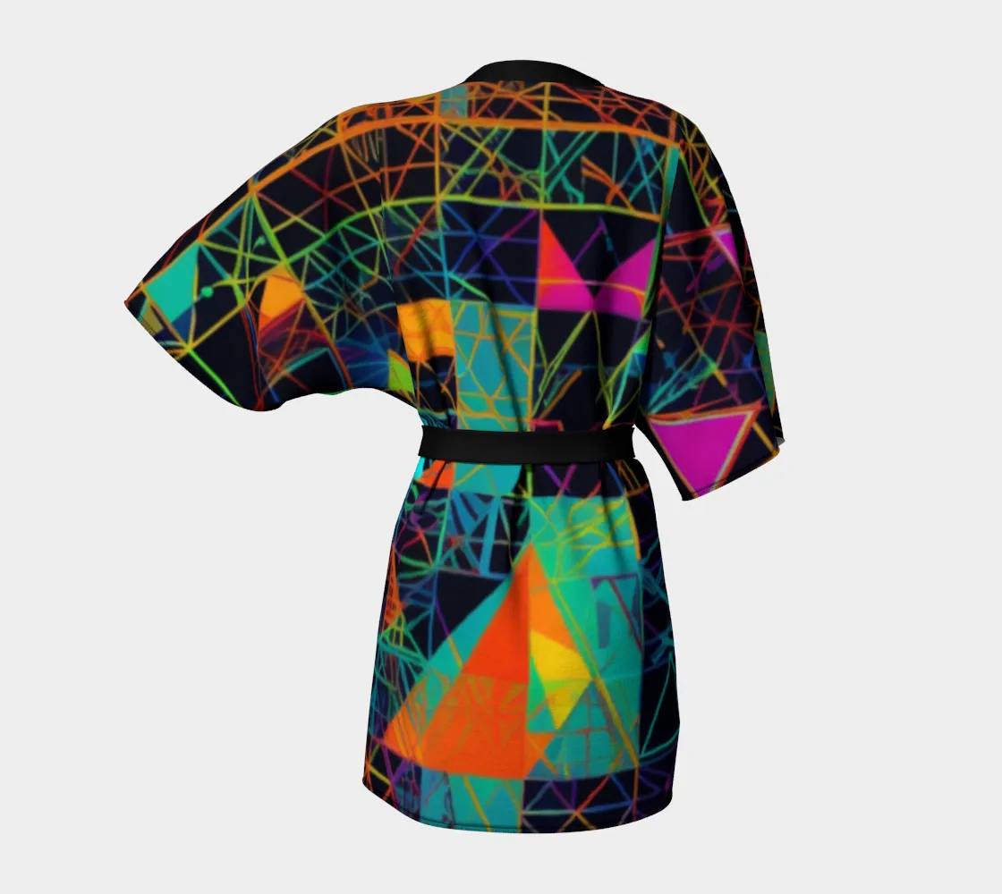 LINES N TRIANGLES KIMONO | ACIDMATH AI