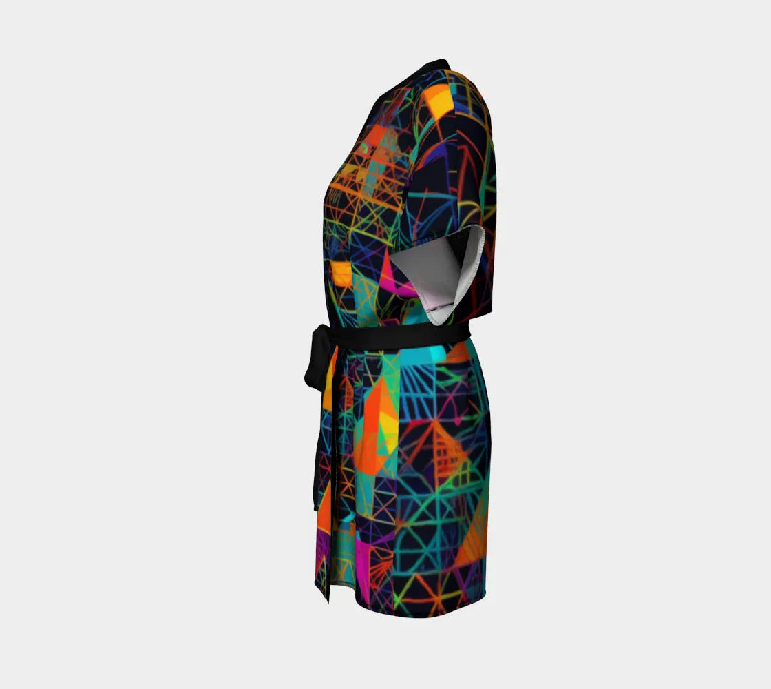 LINES N TRIANGLES KIMONO | ACIDMATH AI