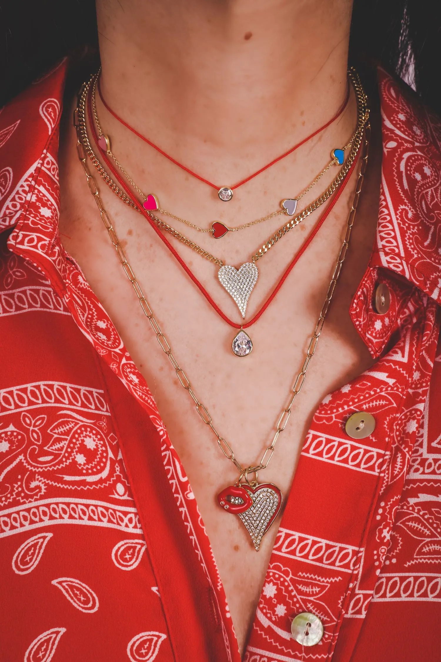 Lip Enamel Charm