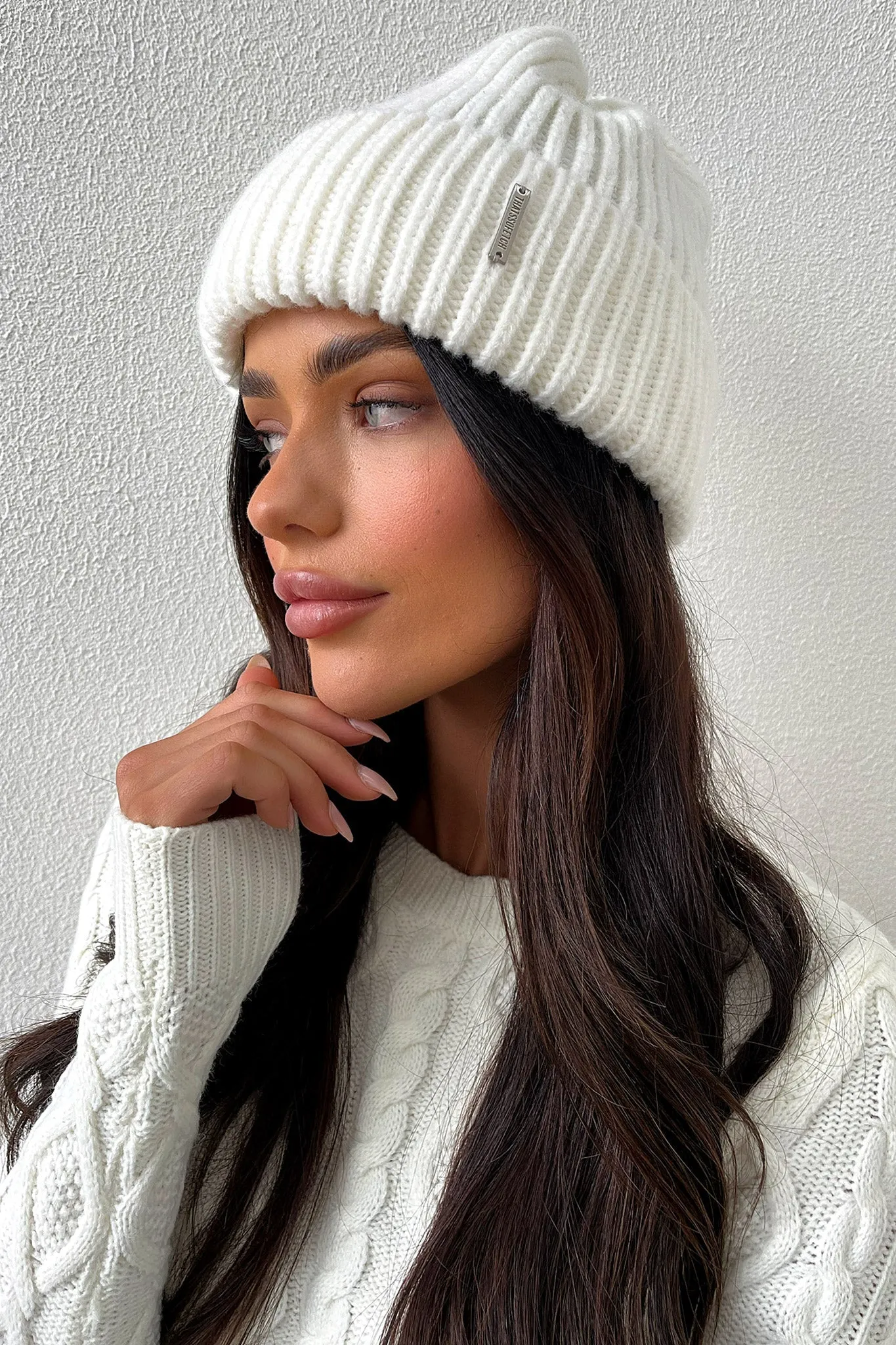 Luna Beanie - White