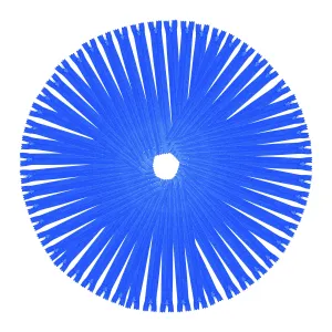 Mandala Crafts Blue Nylon Zippers for Sewing Zipper in Bulk - Blue Zippers Sewing Supplies - Blue Sewing Zippers for Tailor Zipper Replacement