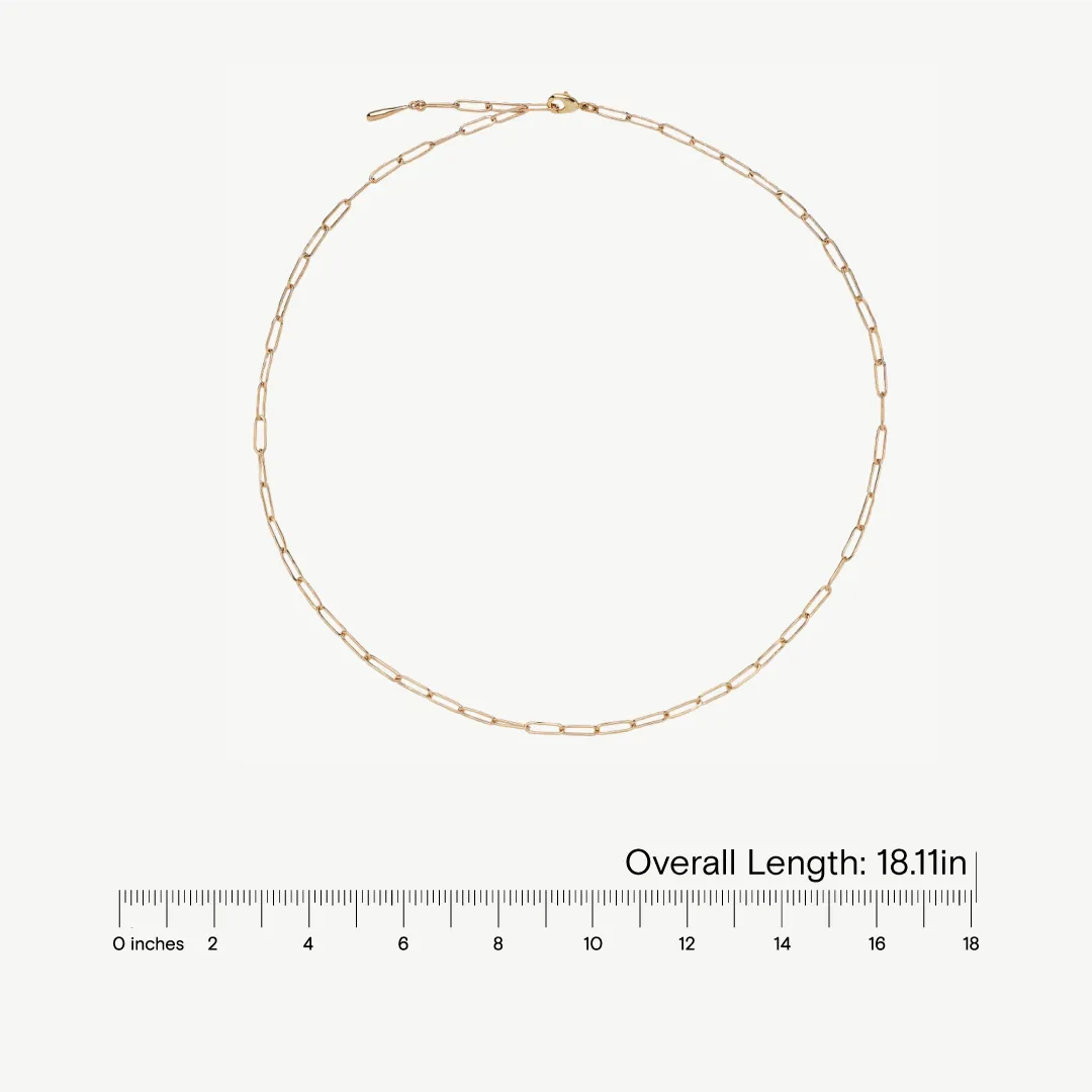 Mini Ellipse Link Necklace