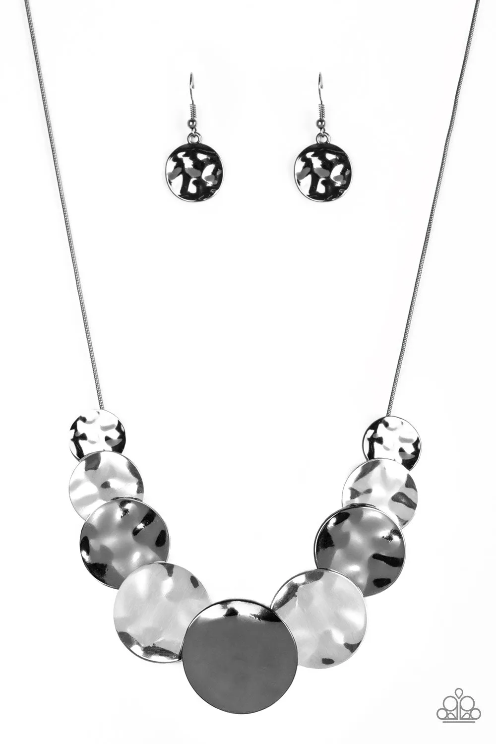 Necklace A Daring DISCovery - Black N226