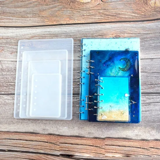 Notebook Binder Cover Silicone Mold, 6-7/8 x 4, tol1421
