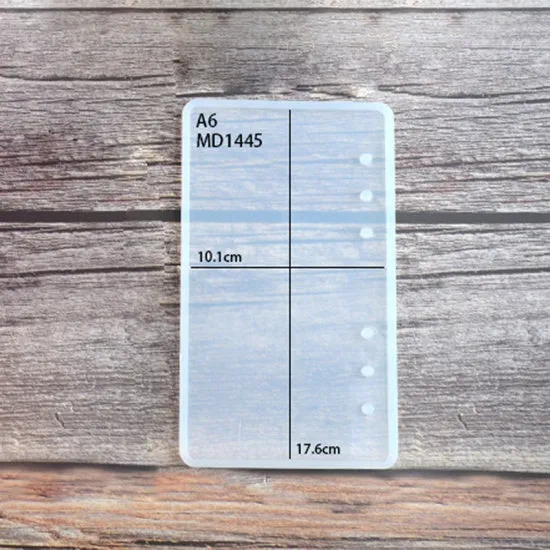 Notebook Binder Cover Silicone Mold, 6-7/8 x 4, tol1421