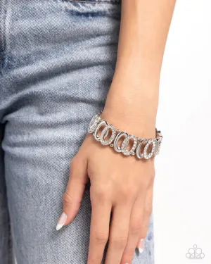 Paparazzi Bracelet ~ Refined Rarity - White