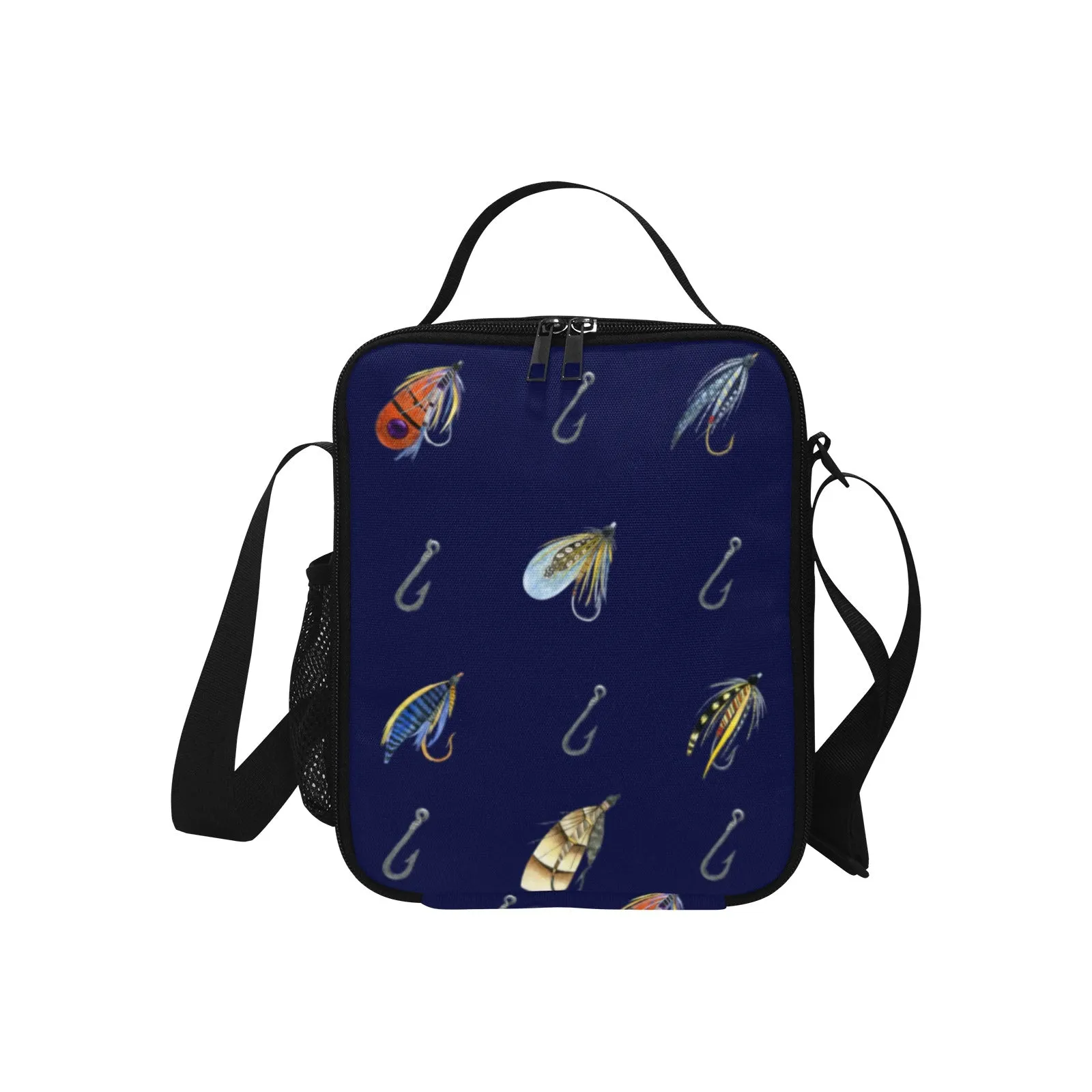 Parker in Blue Lunch Bag for Kids - Durable Nylon, Thermal Insulation