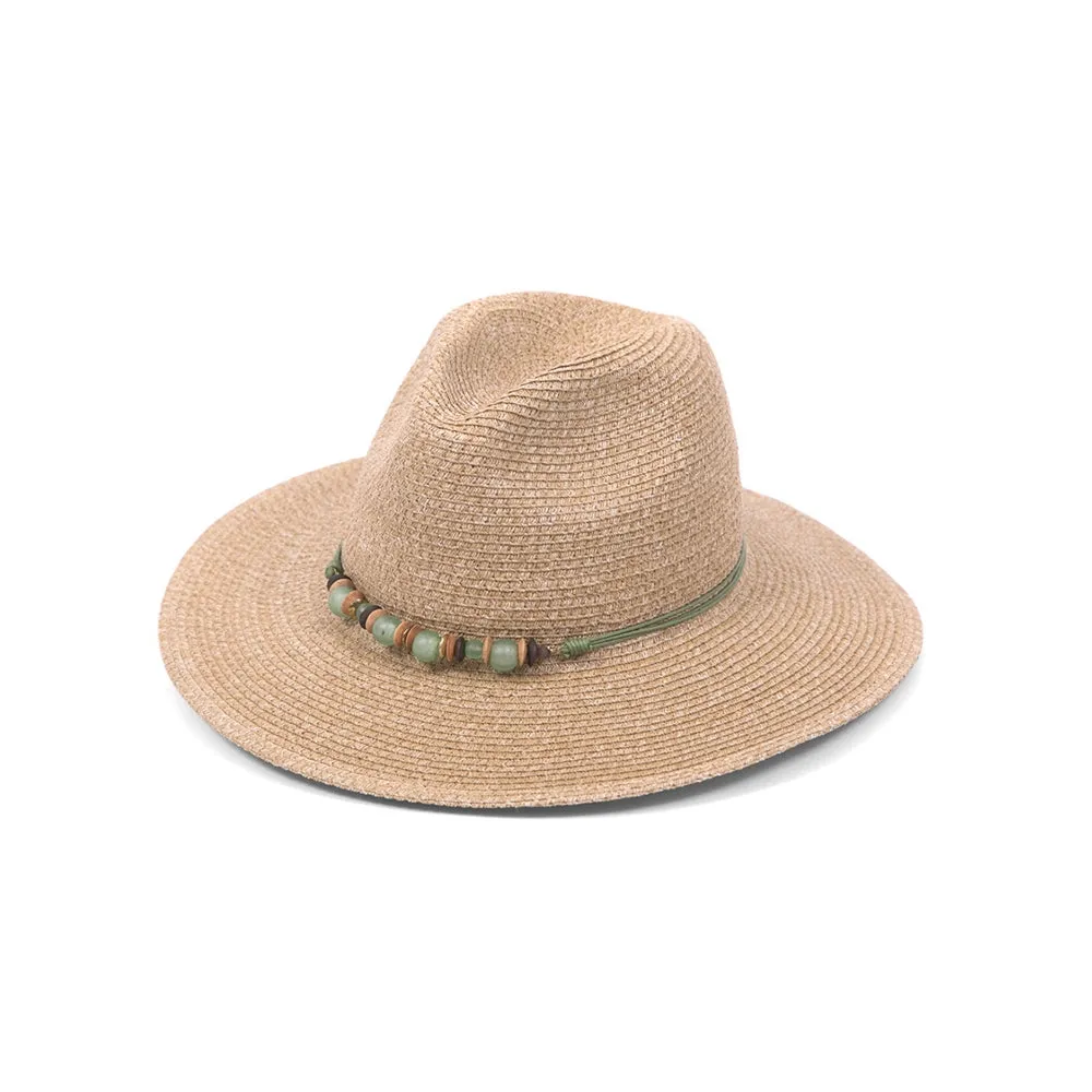 Physician Endorsed Beach Glass Toyo Straw Fedora