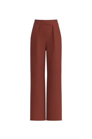 PLEAT DRAPE LEG TROUSER