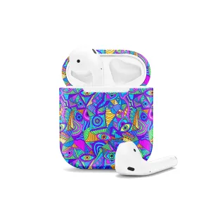 Psychedelic Colorful Eyes Seamless AirPods Case AirPods Pro AirPods Pro 2 AirPods 3 AirPods 2 Glossy 1612