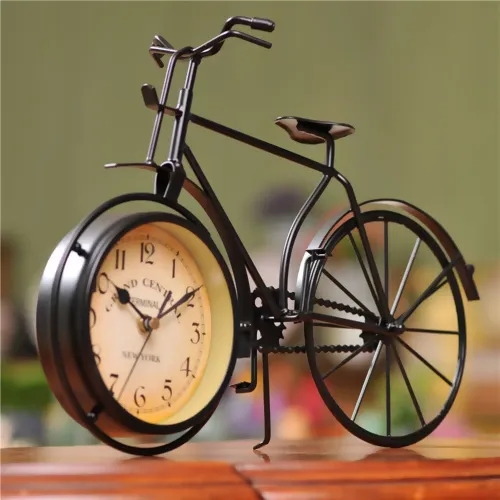 Retro Iron Crafts Bicycle Clock