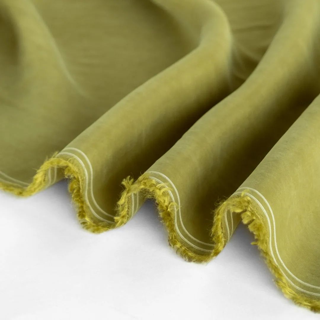 Sandwashed Cupro Blend - Avocado
