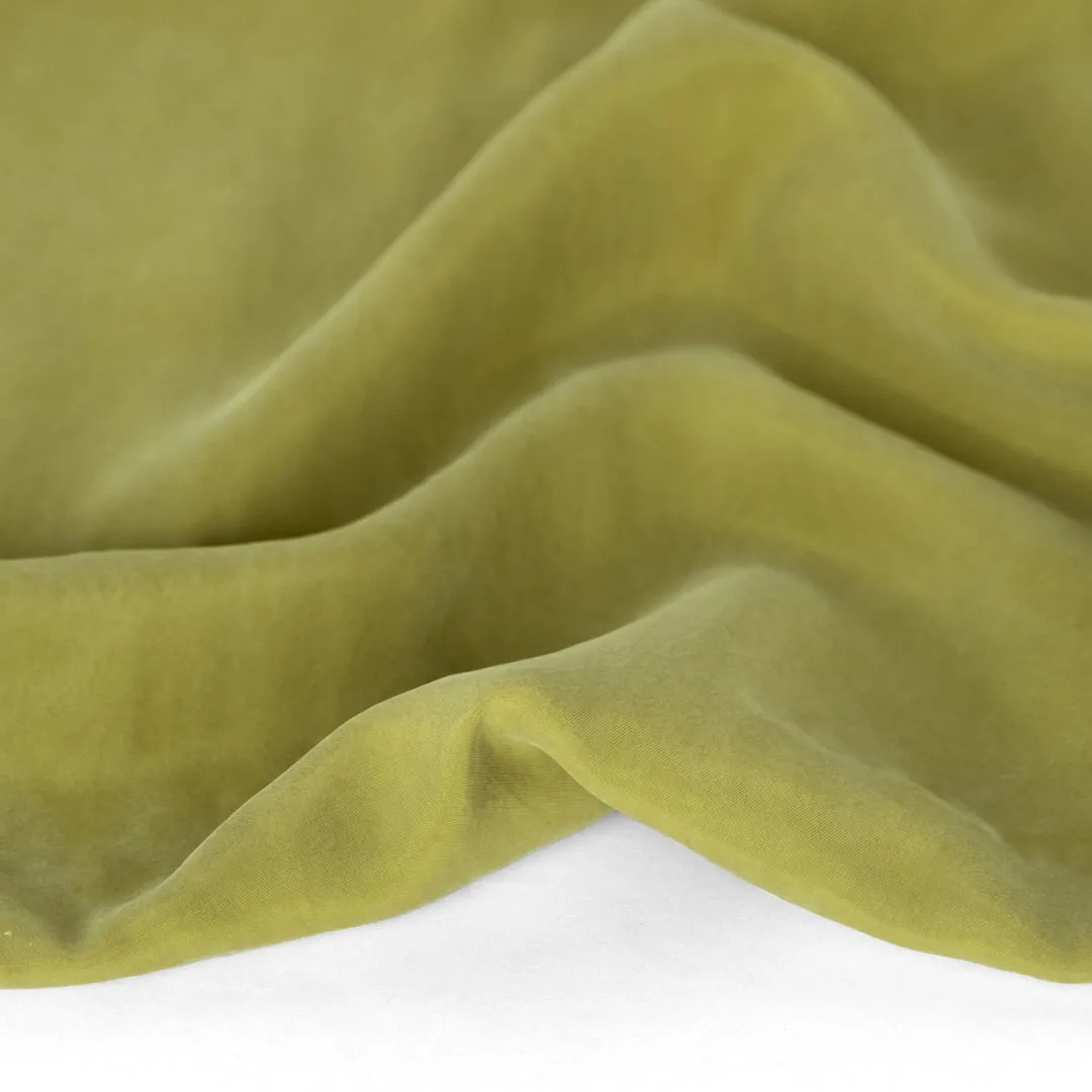 Sandwashed Cupro Blend - Avocado