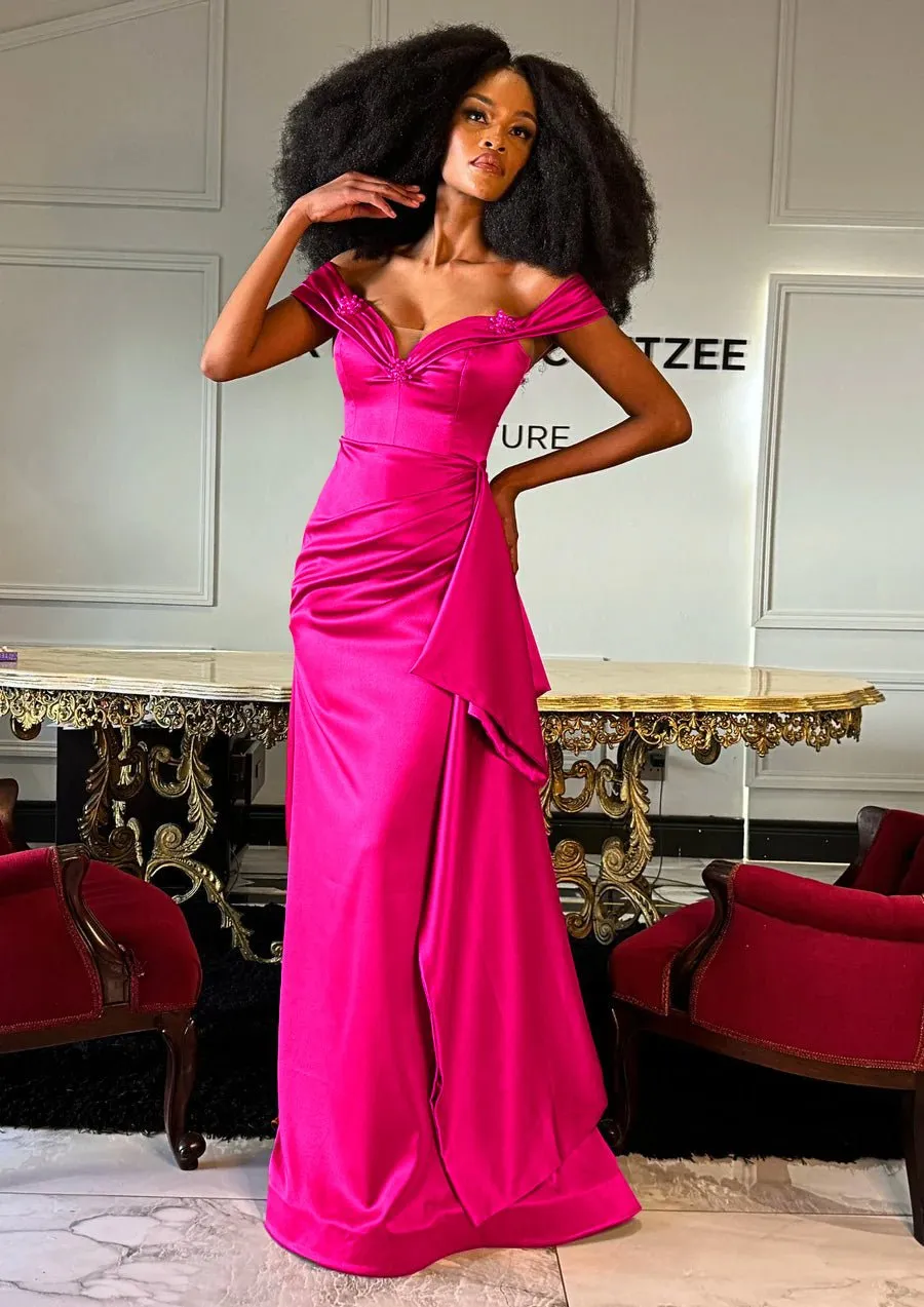 Satin Gert-Johan Coetzee gown