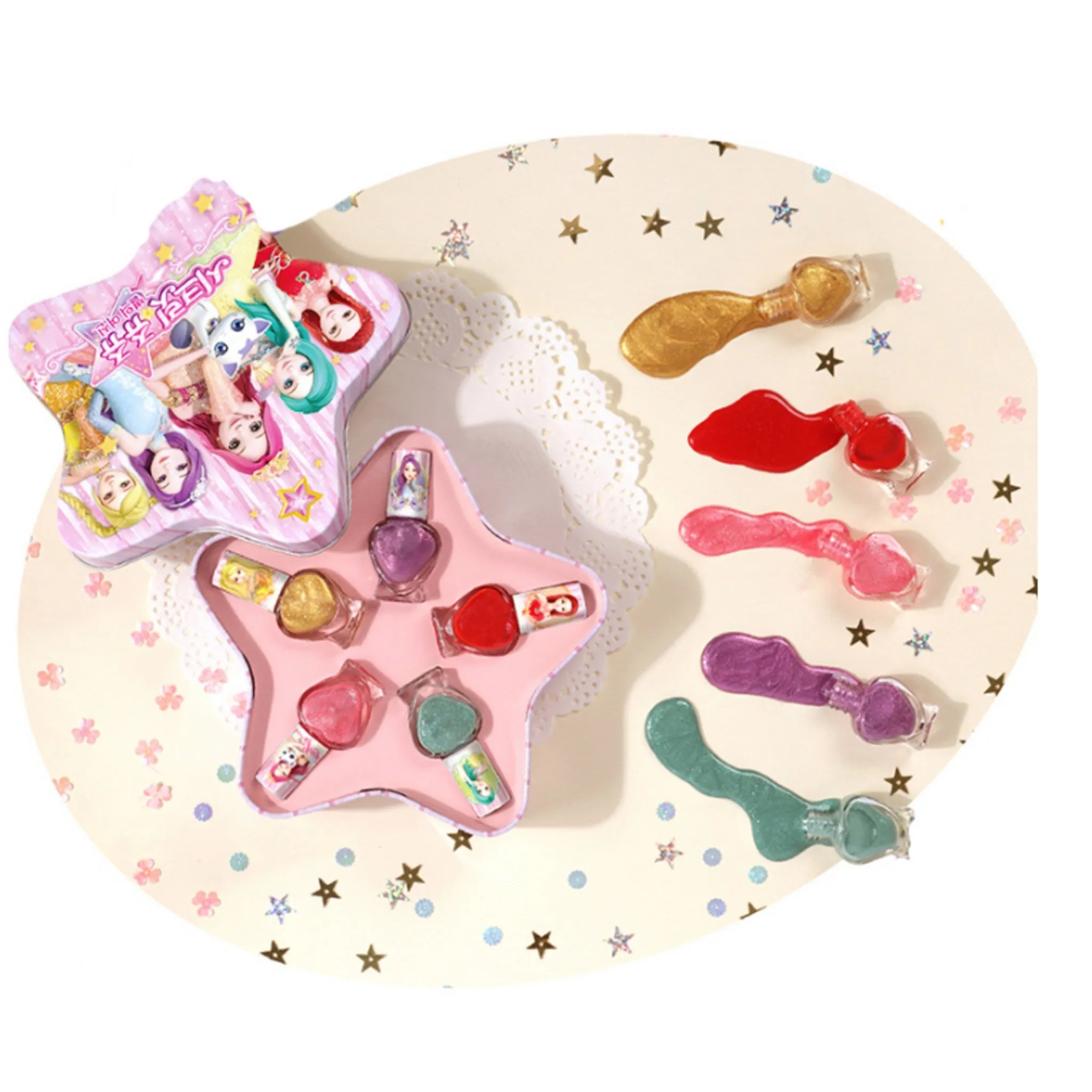 Secret Jewels Star Goddess Tin Case Children’s Nail Set, Cindy Mint   Stella..., 1 Set - Nail Care - 🏆 #12 - Maternity/Baby/Kids - Best of December