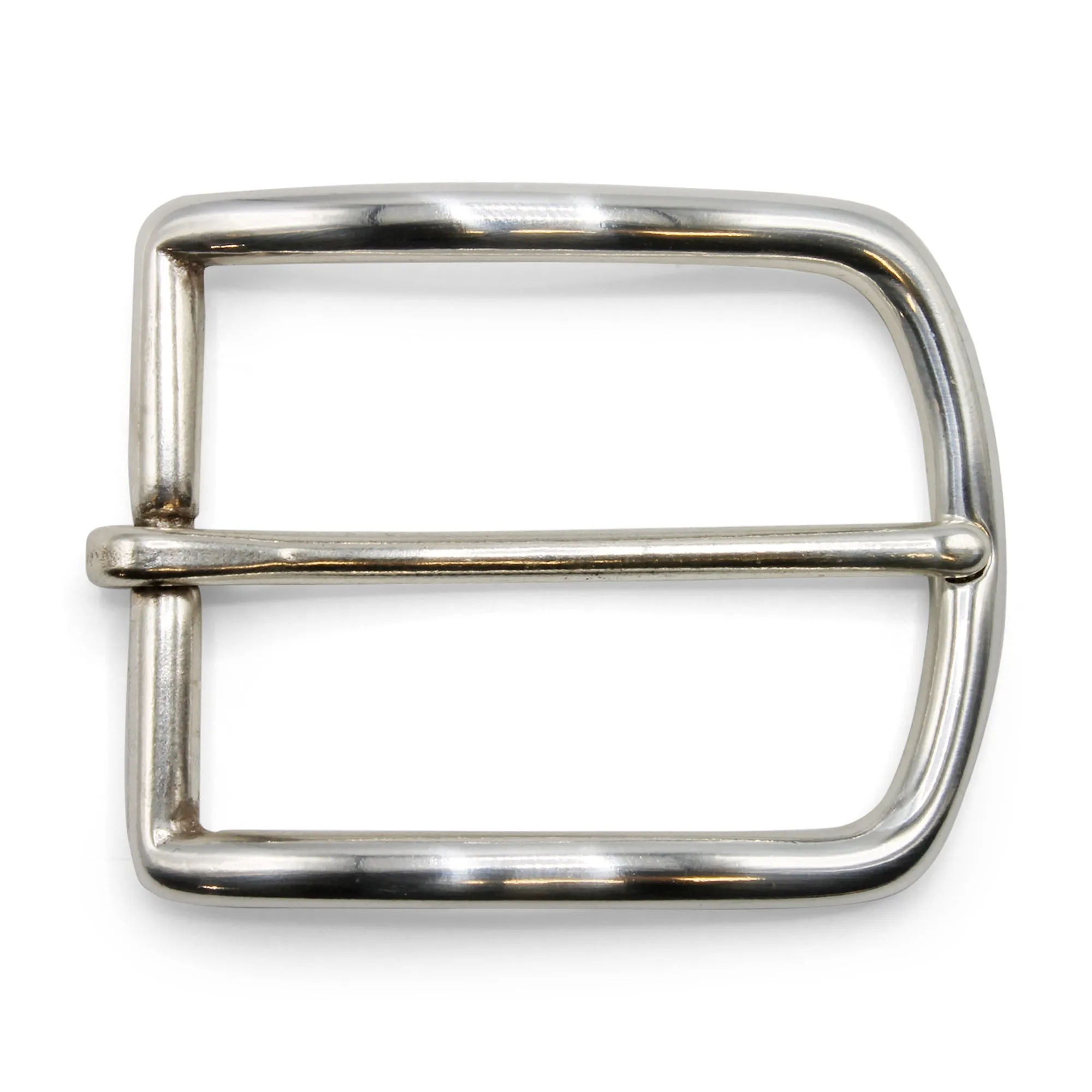 Slimline Elongated Curved Classic Prong Buckle 40mm