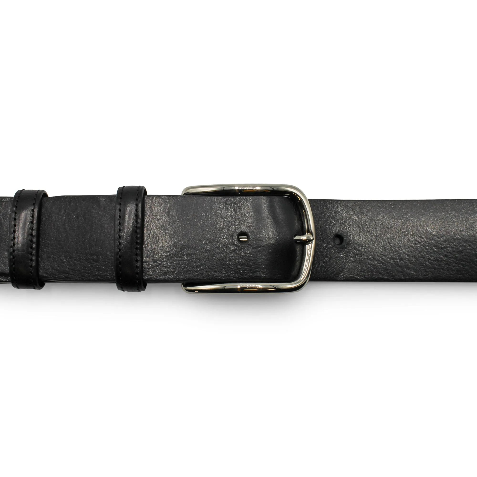 Slimline Elongated Curved Classic Prong Buckle 40mm