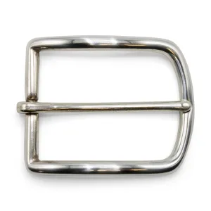 Slimline Elongated Curved Classic Prong Buckle 40mm