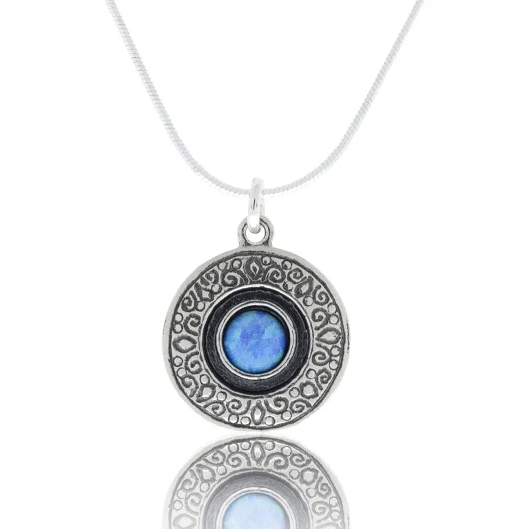 Sterling Silver Necklace Set with gemstones