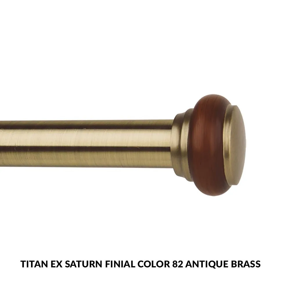 Titan Ex 1 1/8" Decorative Curtain Rod