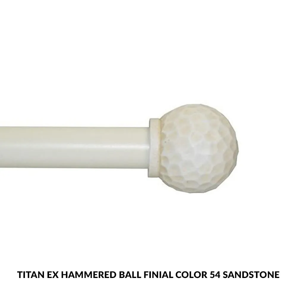 Titan Ex 1 1/8" Decorative Curtain Rod