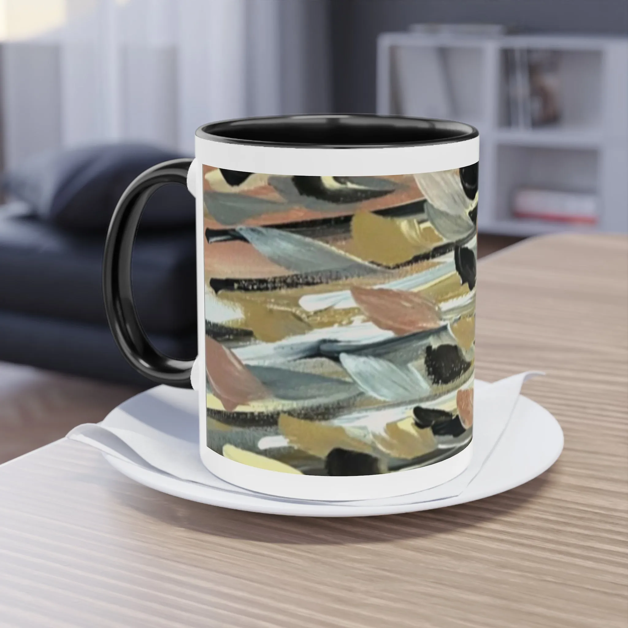 Two-Tone Coffee Mug, 11oz