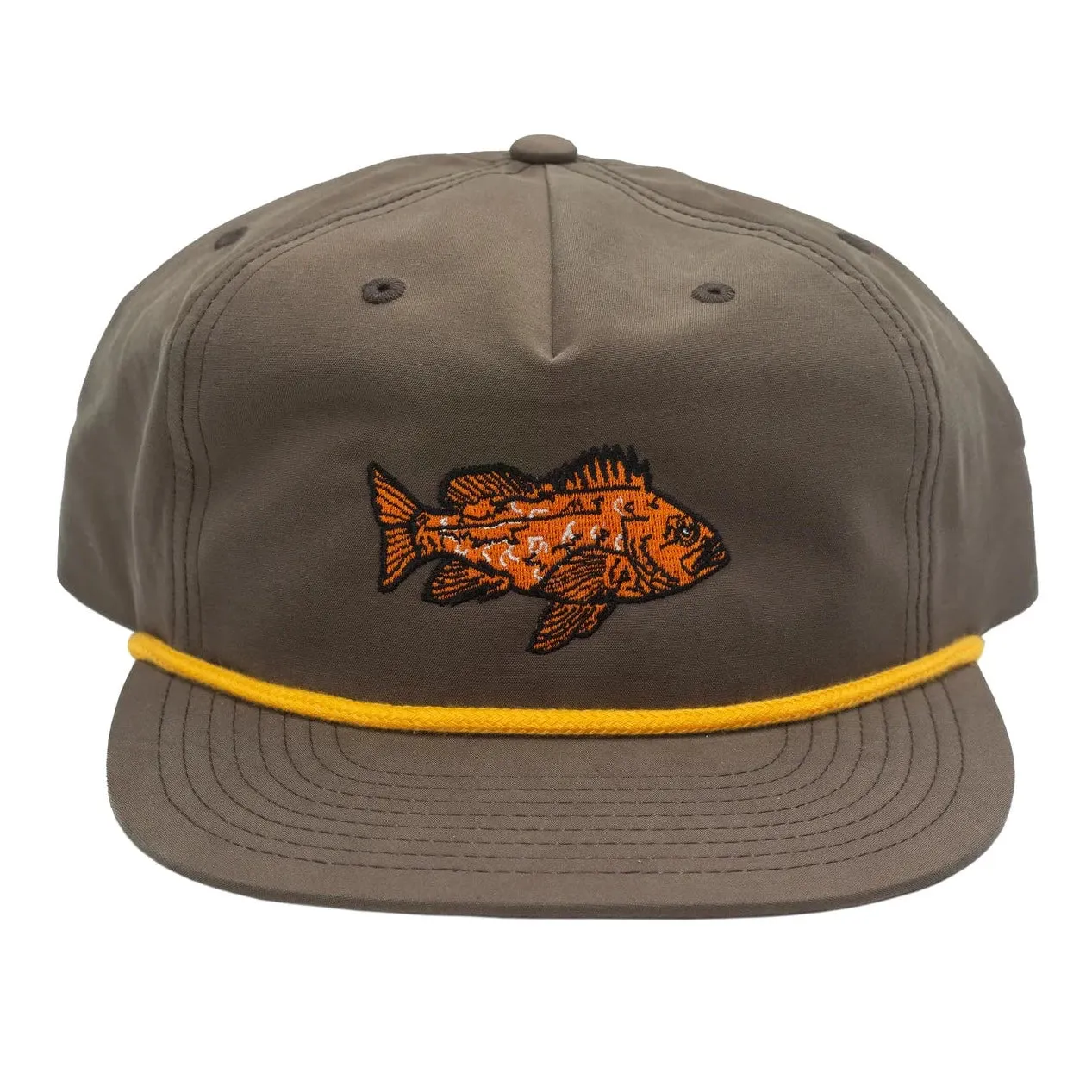 Vermilion Unstructured Snapback Hat
