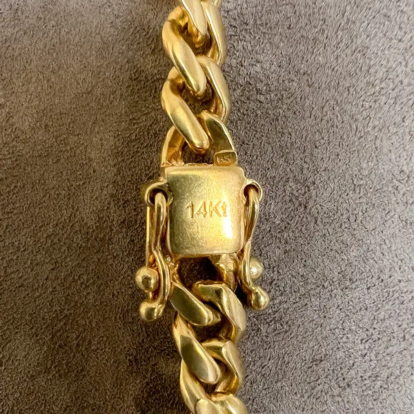 Vintage Curb Link Chain Necklace
