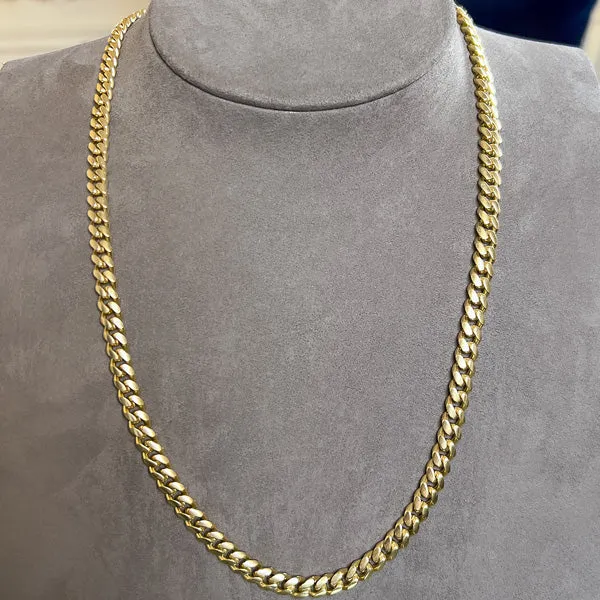 Vintage Curb Link Chain Necklace