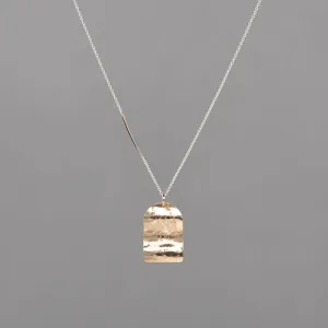 WAVE ARCH TWO TONE NECKLACE