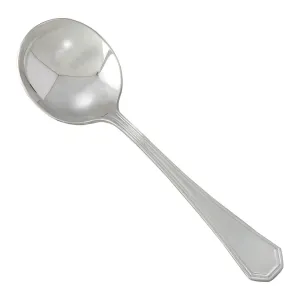 Winco 0035-04 Victoria Bouillon Spoon, 18/8 Extra Heavyweight