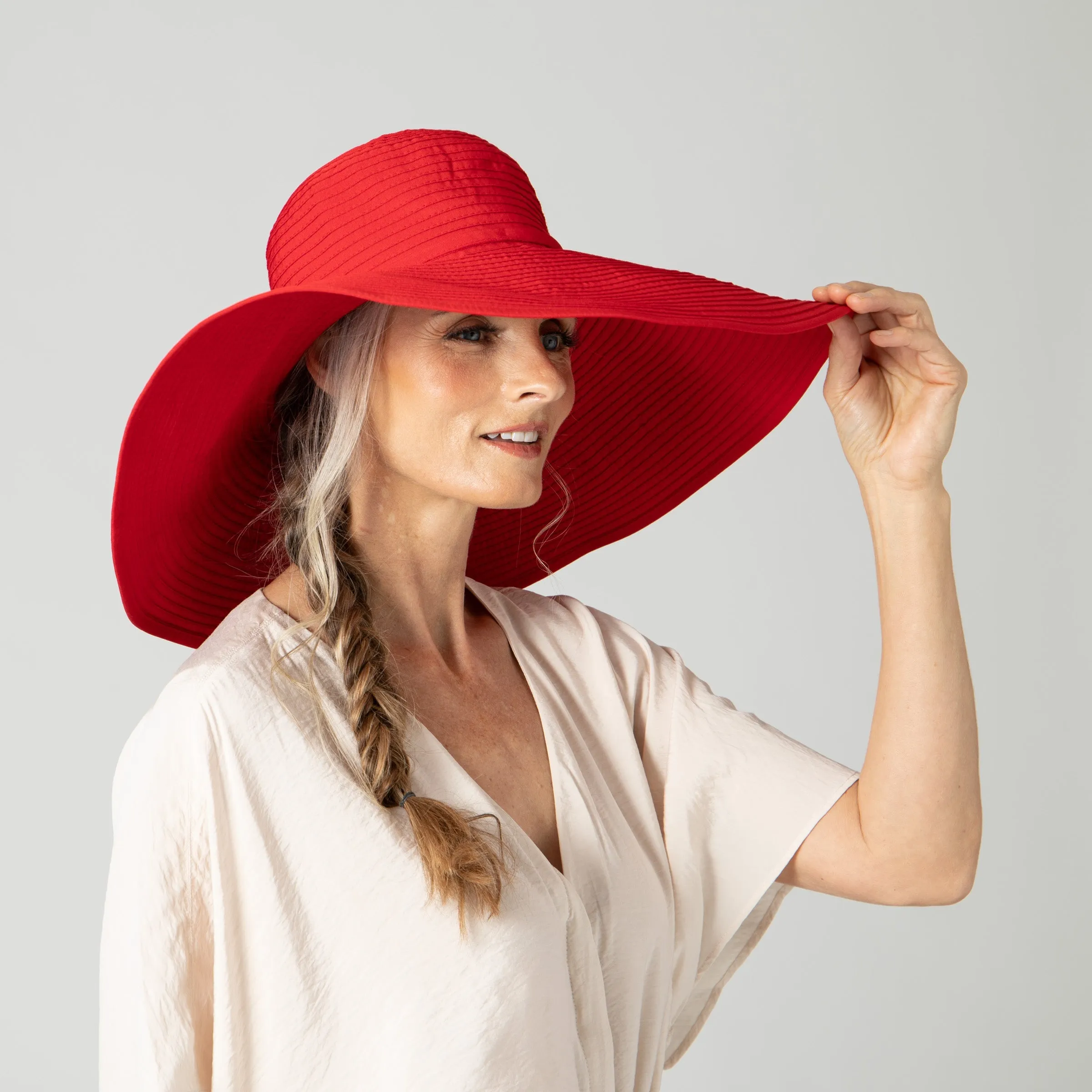 Women's Ribbon Braid XL Brim Hat
