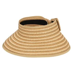 Women's Ultrabraid Packable Rollup Visor with Bow