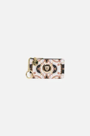 ZIPPED CARDHOLDER POUCH SEA CHARM