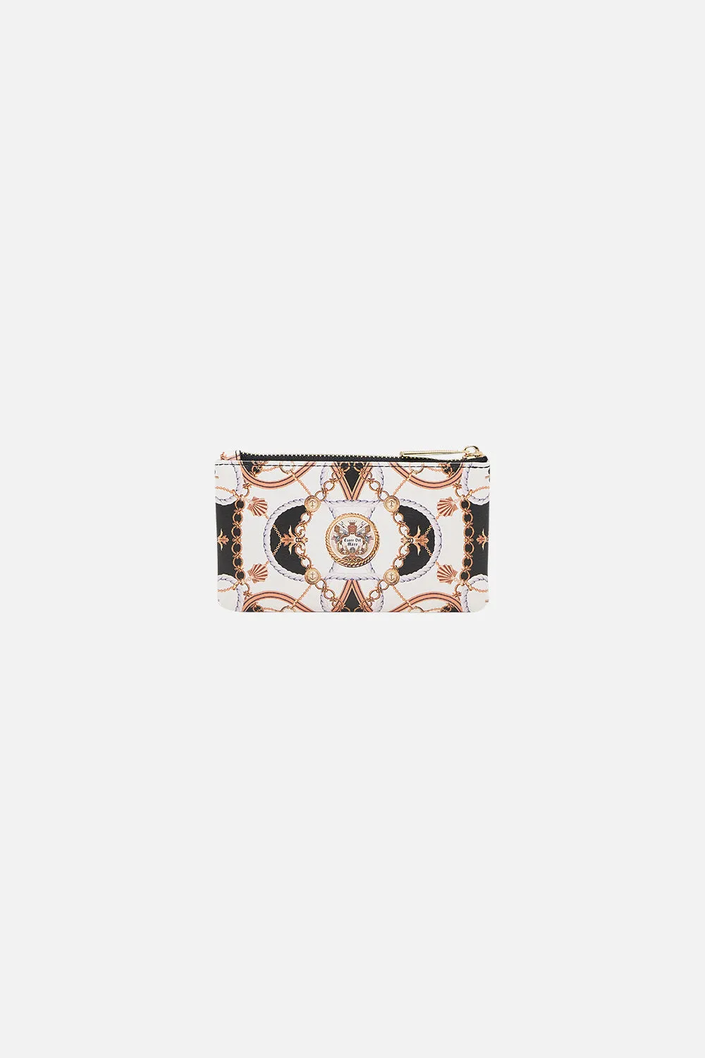 ZIPPED CARDHOLDER POUCH SEA CHARM